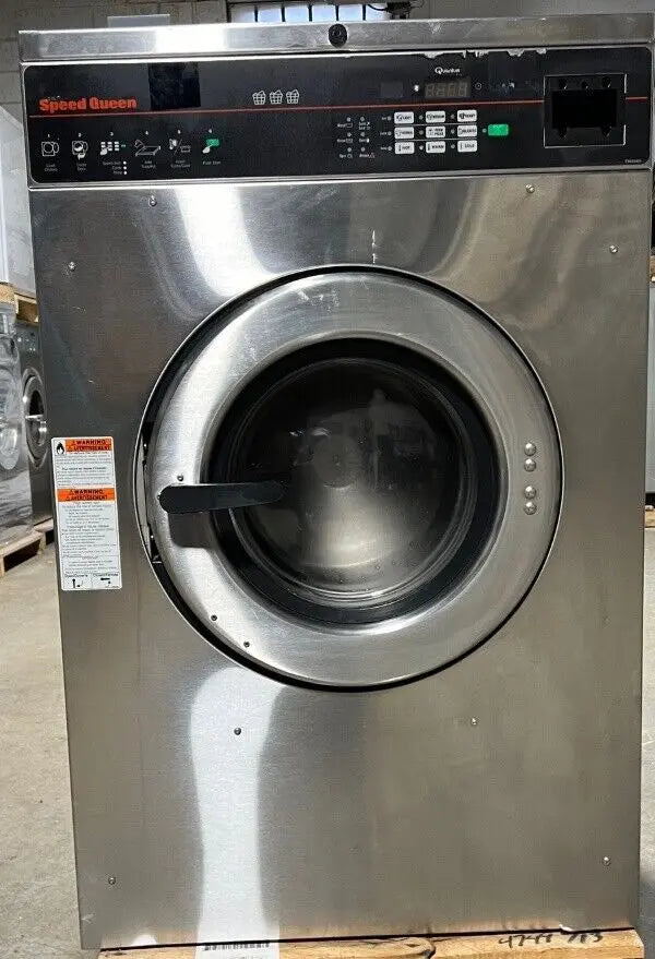 Speed Queen SCN030 FL SS Washer 30Lb 220240V 5060Hz 13Ph Card OPL 2016 Used - Laundry Machines and Parts