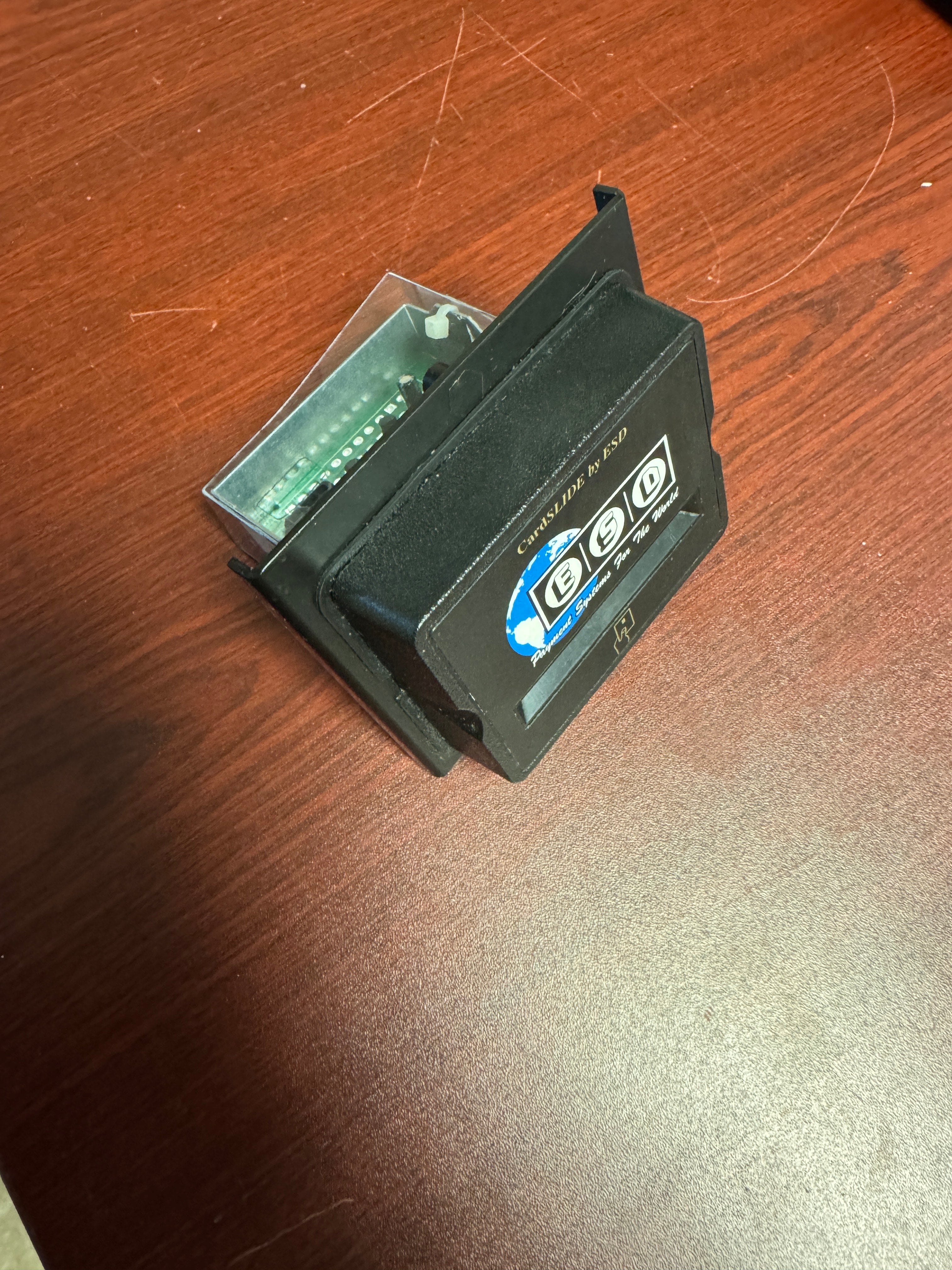 ESD Card Reader 11-000-9064 CardSlide Assembly Maytag PD Blue Face