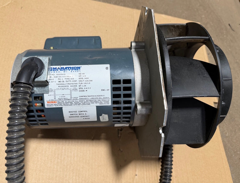4-6 rpm fishing lure dryer motor SQ Huebsch Motor/Fan 120v/240v 60Hz HP 1/4 For P/N: 703376-01 [U Automatic Yo Yo Reel sailfish dredge Harman 706N Size,Color & Suitable Bait Weight:SiC832BFS ST, Black