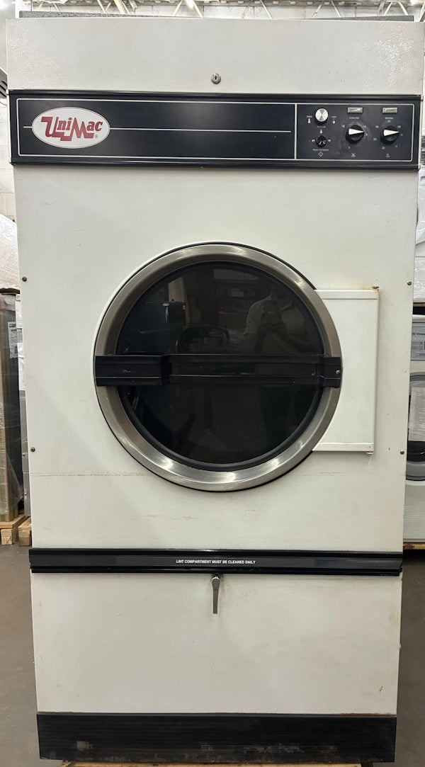Unimac 75lb DTB75CG Gas Dryer White 120v 60Hz OPL Hotel [Used]