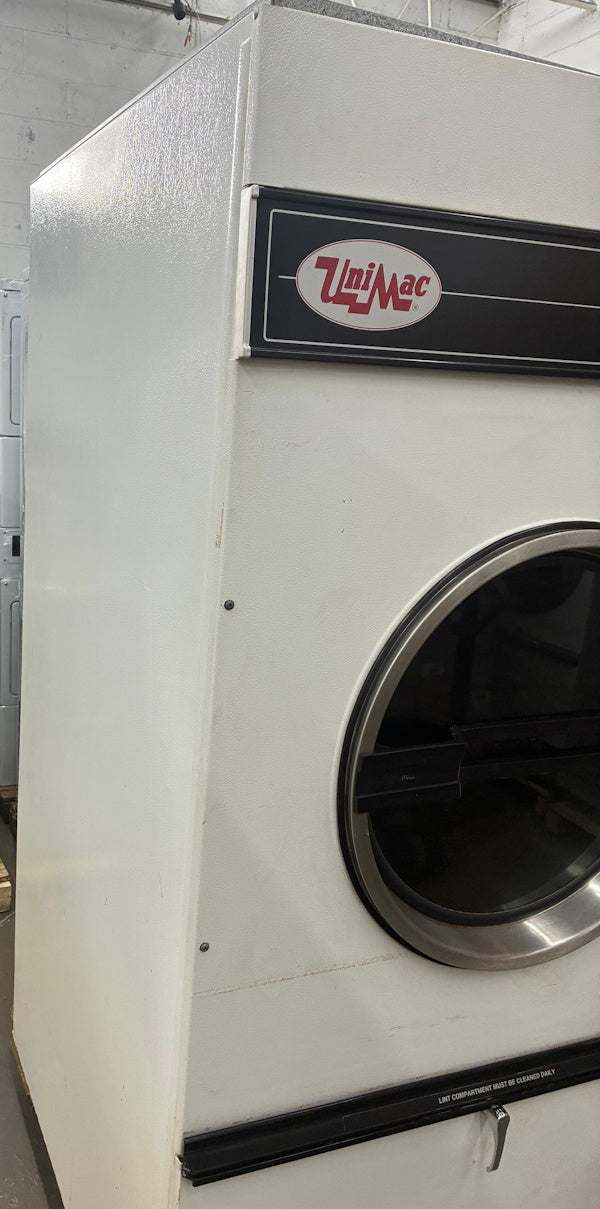 Unimac 75lb DTB75CG Gas Dryer White 120v 60Hz OPL Hotel [Used]
