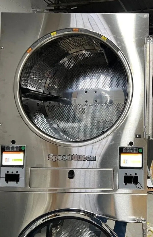 Speed Queen 30Lb SS Stack Dryer STT30N Gas 240V 60Hz Card Ready 2022 [Open Box]