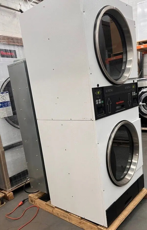 Speed Queen STT30N Stack Dryer 30Lb White Card Re,Hotel 120V 60Hz 1Ph 2016[Used] Speed Queen