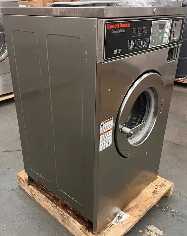 Speed Queen SC20 Front Load Washer 20Lb 208-240V 60Hz 3Ph Coin Op 2008 [Used] Speed Queen