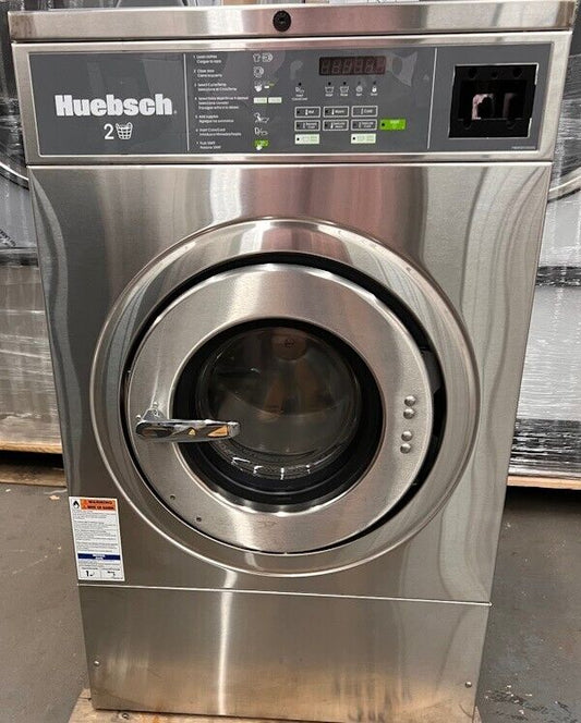 Huebsch HCT020 Front Load Commercial Washer 20Lb 120v 60Hz Card Ready 2021[Used] Huebsch