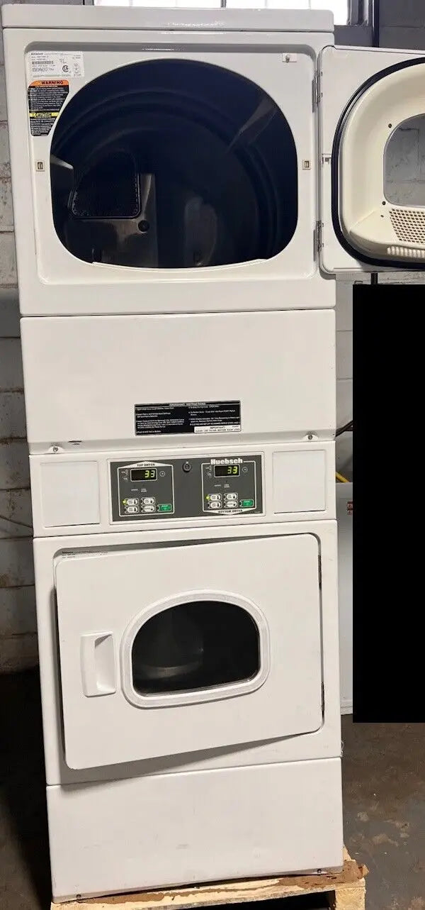 Huebsch HSGY19WF Commercial Stack Gas Dryer 120v 60Hz OPL Hotels Motels [Used] Huebsch