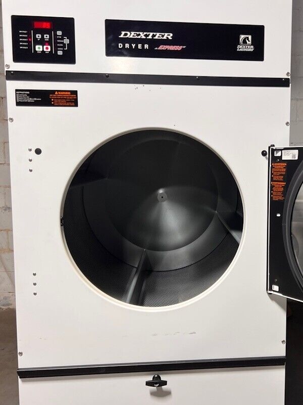 Dexter Gas Dryer 80Lb DN0080NC White 120v 60Hz 1Ph OPL Hotel Multihouse [Used] Dexter