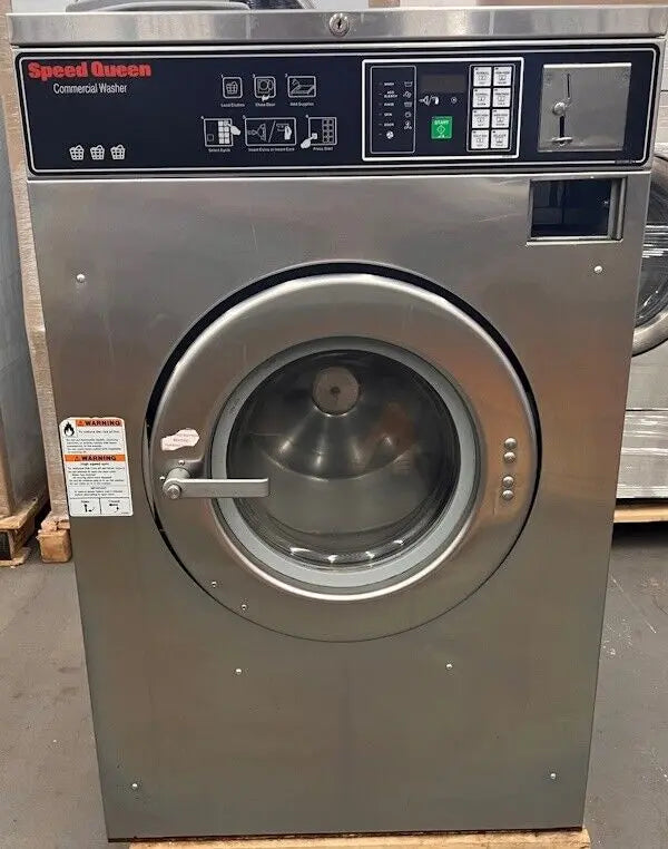 Speed Queen SC30 Front Load Washer 30Lb 208-240V 60Hz 3Ph Coin Op 2008 [Used] Speed Queen