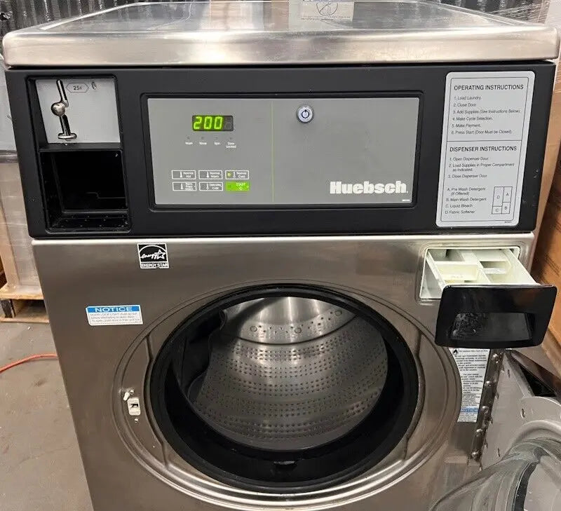 Huebsch HFNBCASP113TN0 Commercial Front Load Washer 120V 60Hz Coin Op 2015[Used] Huebsch