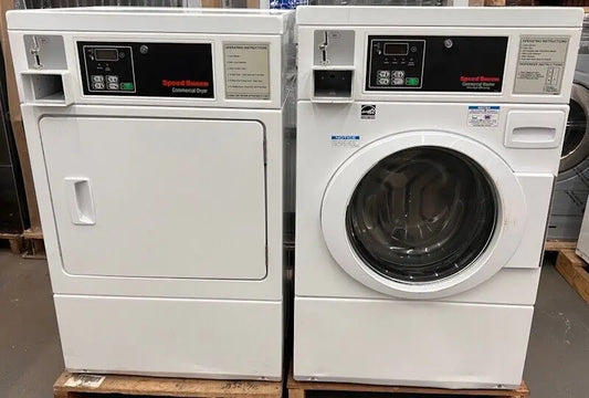 Speed Queen Washer & Electric Dryer Front Load 60Hz 120/240 Coin Op [Used] Speed Queen