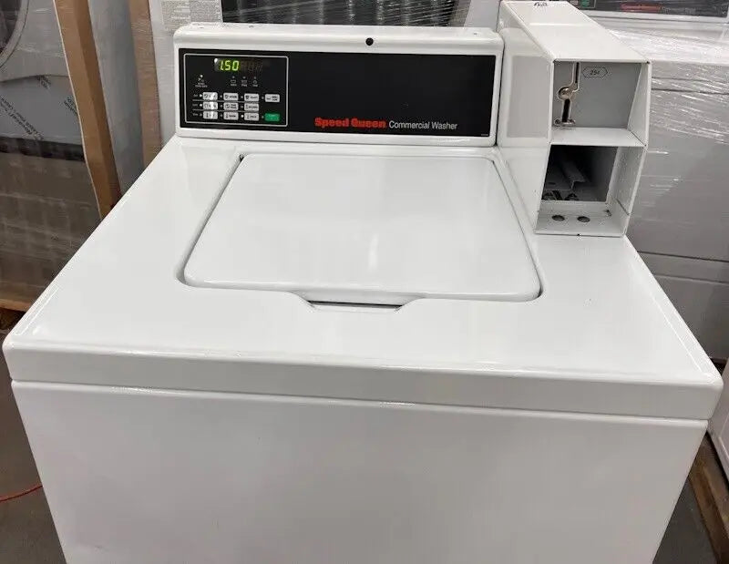 Speed Queen SWNNC2HP113TW15 Top Load Washer 3.17cu ft 120V Coin Op 2017 [Used] Speed Queen