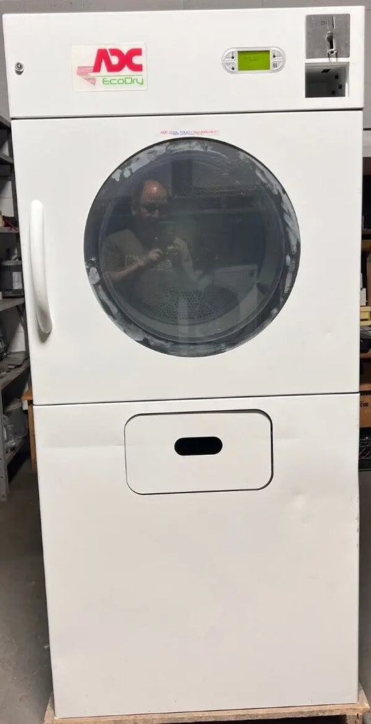 ADC ESE35 Commercial Electric Dryer 35Lb 240v 60Hz 1Ph Coin Operated [Open Box] - Laundry Machines and Parts