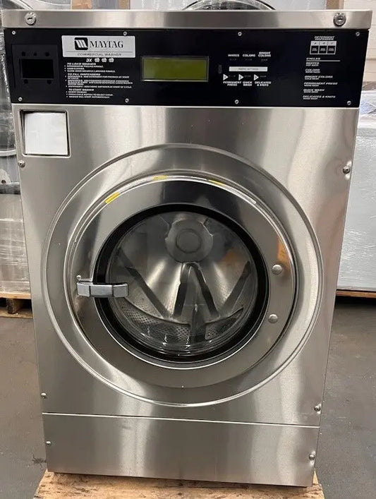 MFR30 Maytag Front Load Washing Machine, No-Card or Coin Drop Machine Only[Used] Maytag