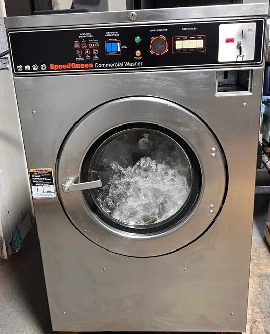 Speed Queen SC40MD2 Front Load Washer 40Lb 208-240V 60Hz 3Ph Coin Op 2005 [Used] Speed Queen