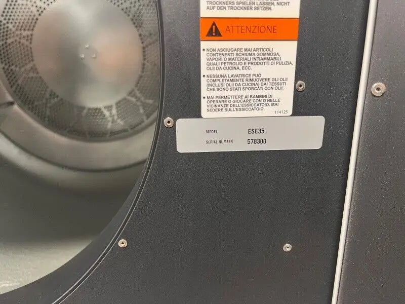 ADC ESE35 Commercial Electric Dryer 35Lb 240v 60Hz 1Ph Coin Operated [Open Box] ADC