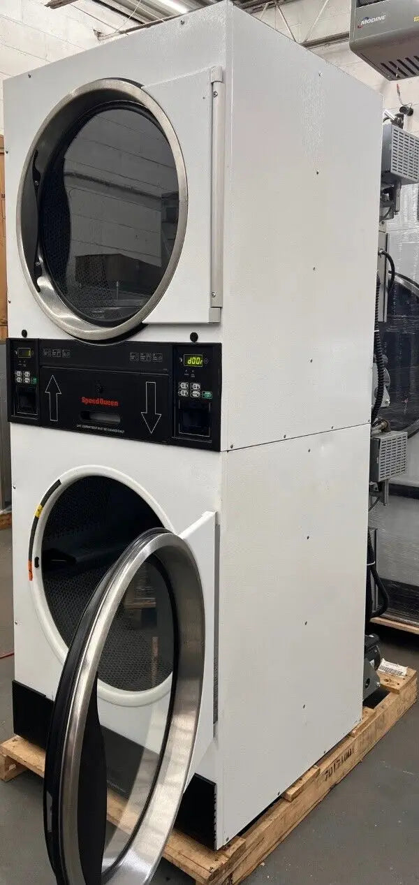 Speed Queen STT30N Stack Dryer 30Lb White Card Re,Hotel 120V 60Hz 1Ph 2016[Used] Speed Queen