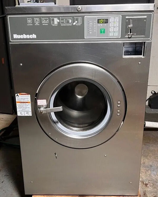 Huebsch HC30 Front Load Washer 30Lb 208-240V 60Hz 3Ph Coin Op 2005 [Used] Huebsch