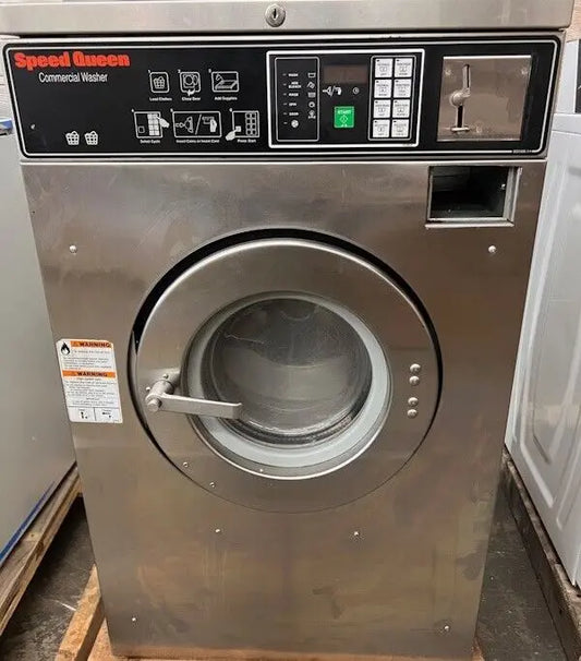 Speed Queen SC20 Front Load Washer 20Lb 208-240V 60Hz 3Ph Coin Op 2008 [Used] Speed Queen