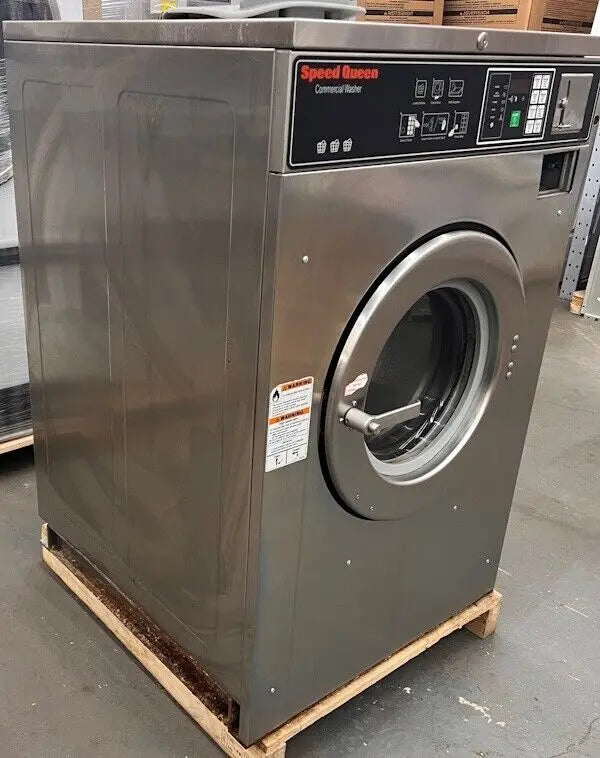 Speed Queen SC30 Front Load Washer 30Lb 208-240V 60Hz 3Ph Coin Op 2008 [Used] Speed Queen