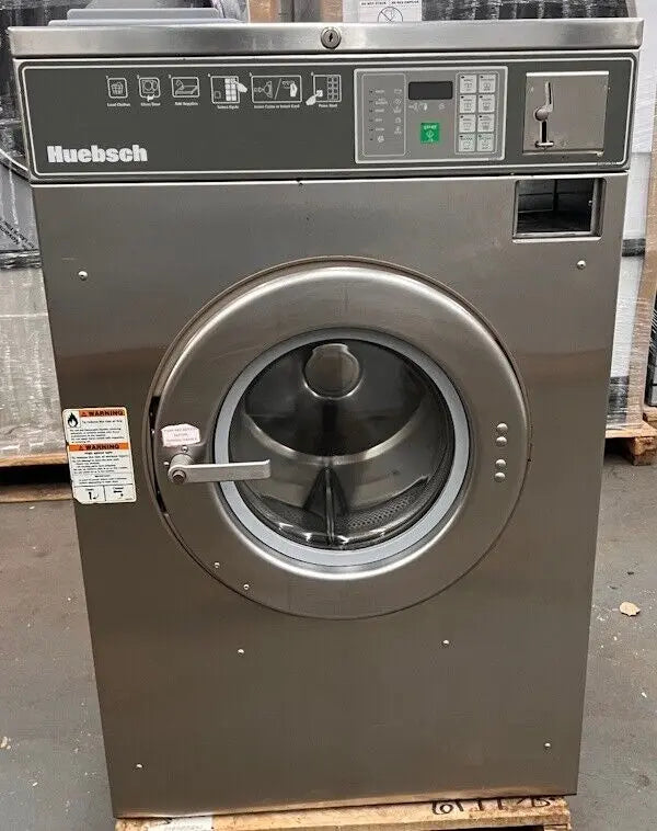 Huebsch HC30 Front Load Washer 30Lb 208-240V 60Hz 3Ph Coin Op 2005 [Used] Huebsch