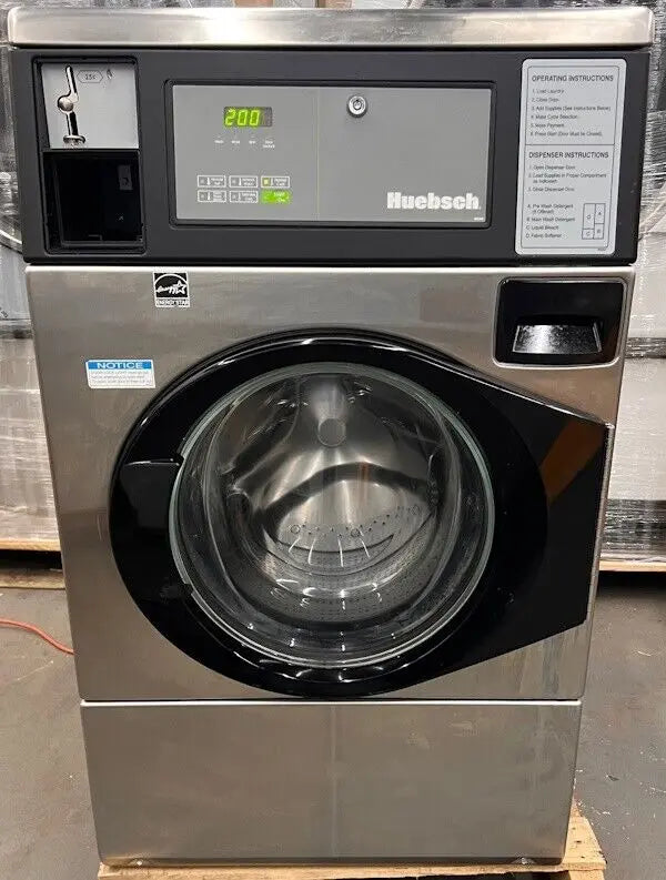 Huebsch HFNBCASP113TN0 Commercial Front Load Washer 120V 60Hz Coin Op 2015[Used] - Laundry Machines and Parts