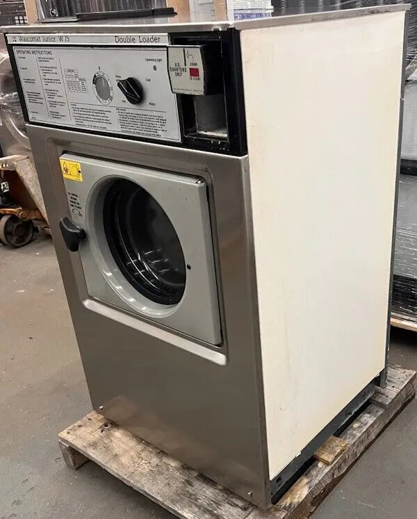 Wascomat Junior W75 Front Load Washer SS 20Lb 208-240V 3Ph 60Hz Coin Op [Used] Wascomat