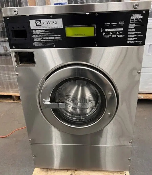 MFR18 Maytag Front Load Washing Machine, No-Card or Coin Drop Machine Only[Used] Maytag