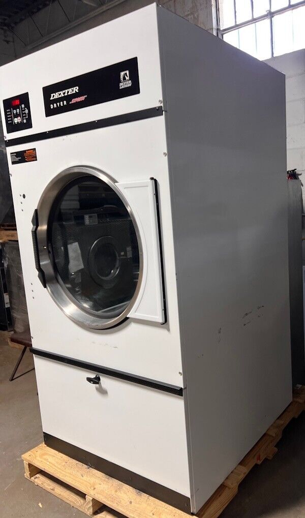 Dexter Gas Dryer 80Lb DN0080NC White 120v 60Hz 1Ph OPL Hotel Multihouse [Used] Dexter