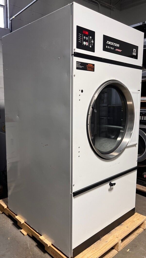 Dexter Gas Dryer 80Lb DN0080NC White 120v 60Hz 1Ph OPL Hotel Multihouse [Used] Dexter