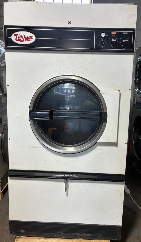 Unimac 75lb DTB75CG Gas Dryer White 120v 60Hz OPL Hotel [Used]