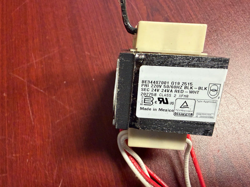 Washer/Dryer Transformer 220V 50/60Hz 24V 24VA BE34407001 202758 [Used]