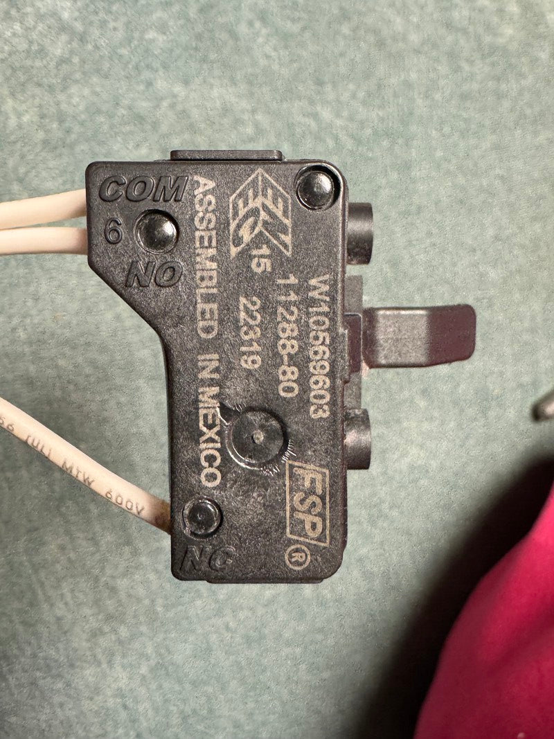 W10569603 Whirlpool Maytag Switch Door [Used]