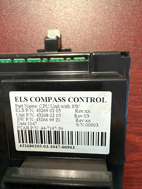 Washer board for wascomat CPU unit with SW P/N: 432690205 [Used]