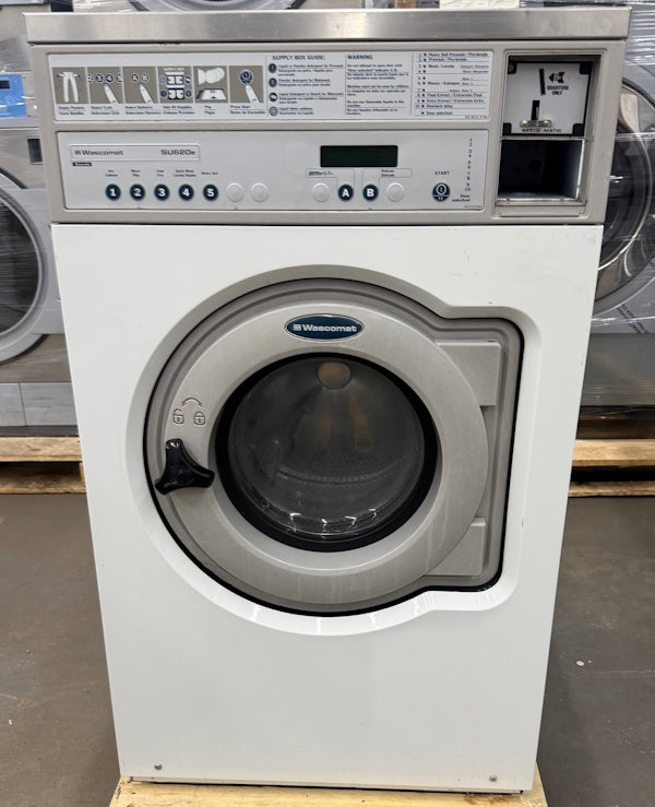 Wascomat SU620E Front Load Washer 20Lb 208-240V 60Hz 1Ph Coin Op 2007[Used]