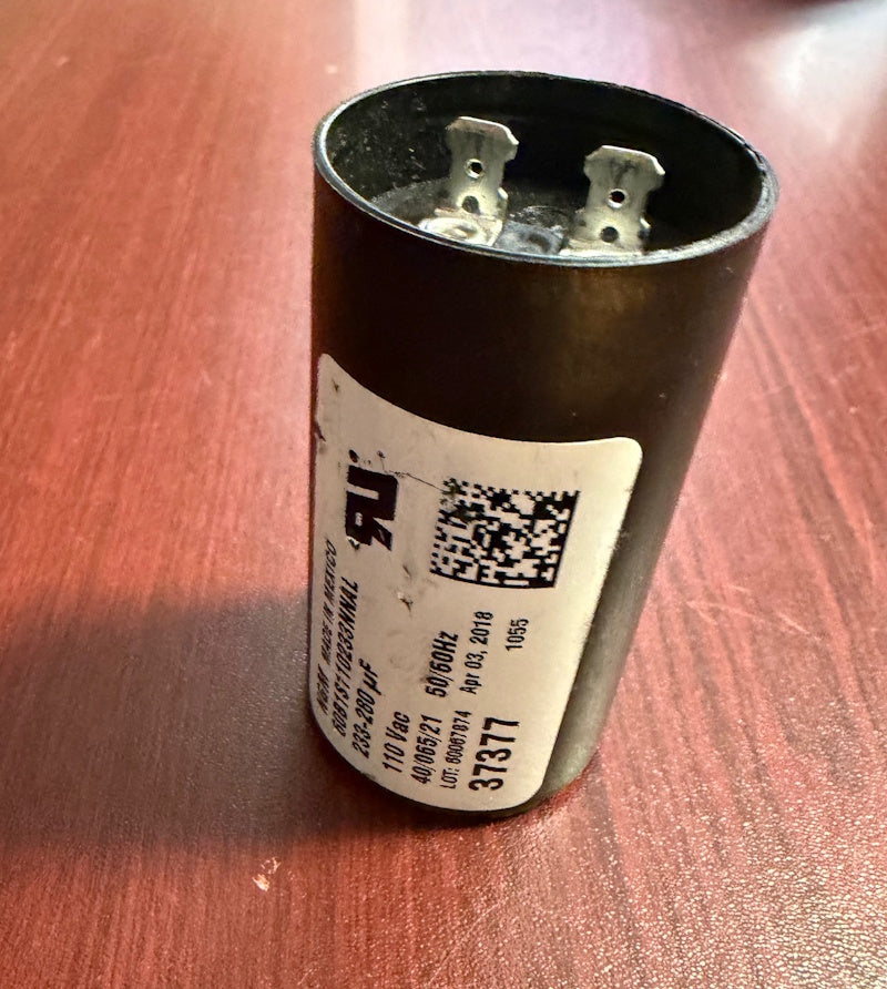 Speed Queen Huebsch #37377 Washer Capacitor 233-280MFD 110Vac[Used]