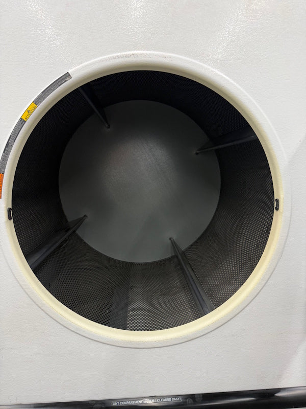 Unimac 75Lb UT075N Gas Dryer White 240v 3Ph 60Hz OPL Hotel [Used]
