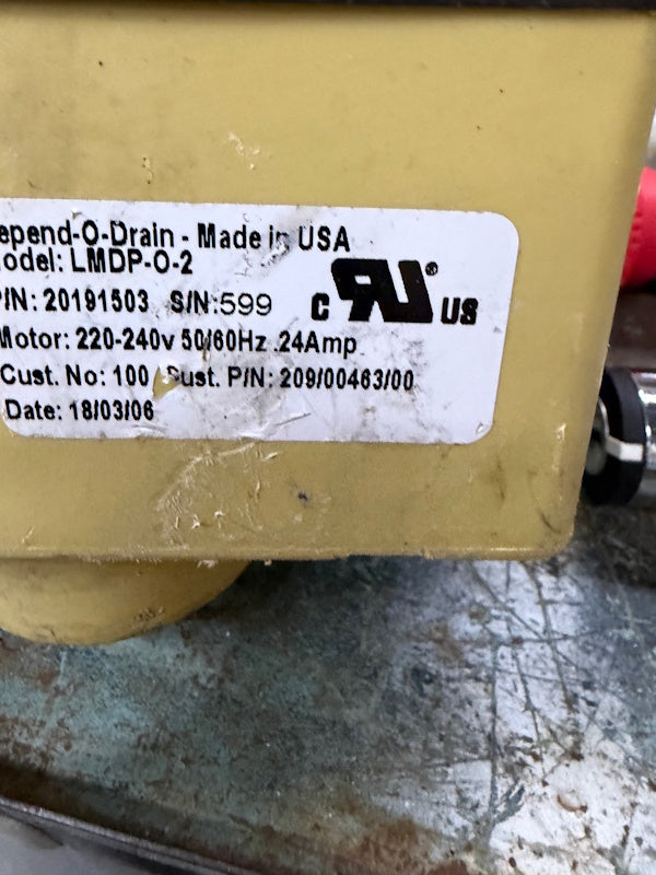 Unimac 209/00463/00 Washer valve drain 220-240V 50-60Hz [Used]