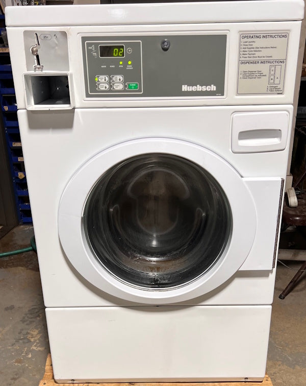 Huebsch HFNBCFSG112TW01 Washer Front Load 3.4Cu Ft 120v 60Hz Coin Op 2014 [Used]