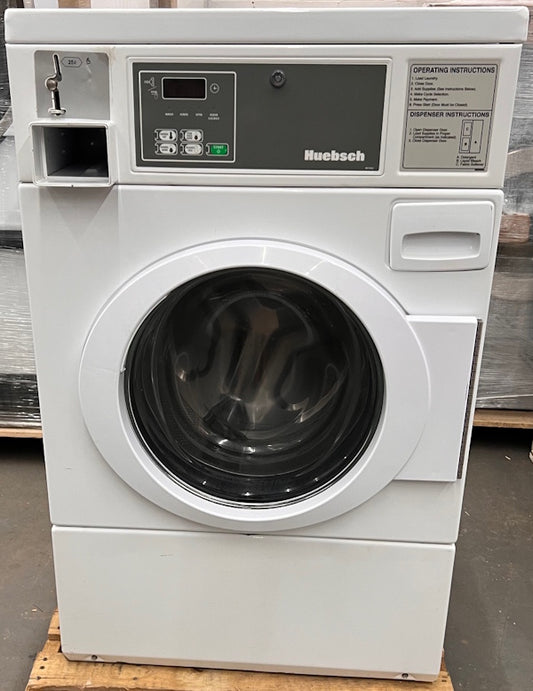 Huebsch HFNBCFSG112TW01 Washer Front Load 3.4Cu Ft 120v 60Hz Coin Op 2014 [Used]