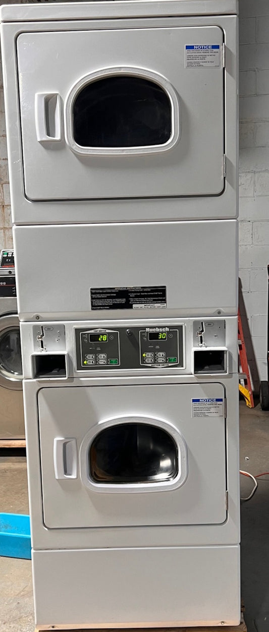 Huebsch HSGT19WF Commercial Stack Gas Dryer 120v 60Hz Coin Op Hotels Motels [Used]