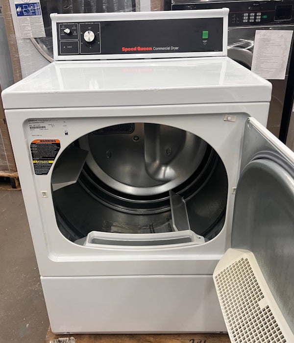 Speed Queen SDEMNRGS173TW01 Commercial Electric Dryer FrontLoad 240/60 [Open Box]