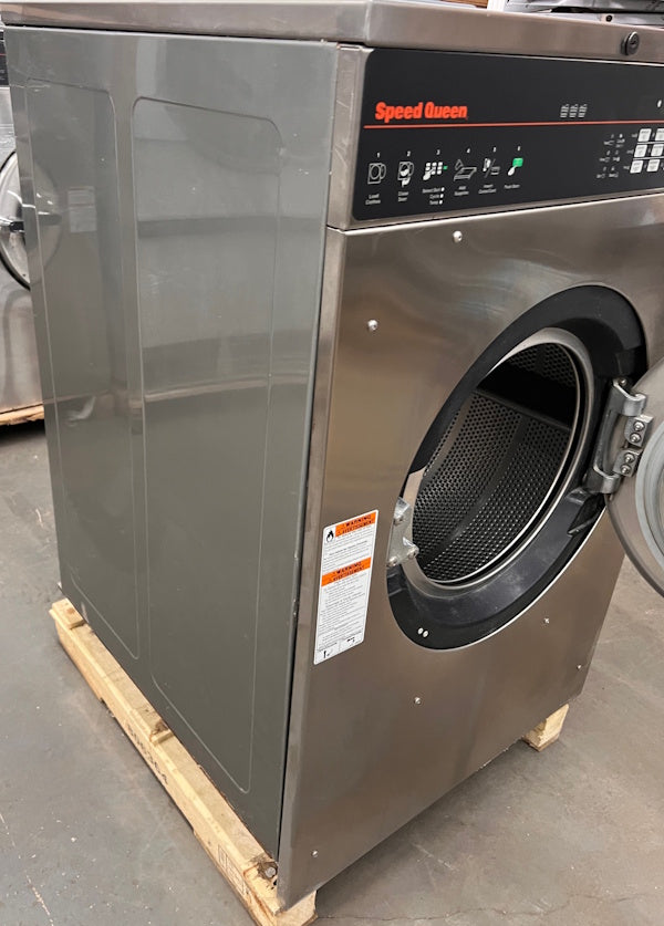 Speed Queen SCN030 FL SS Washer 30Lb 220-240V 60Hz 1-3Ph Coin Op [Used]