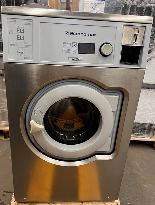 Wascomat W720cc Front Load Washer 20Lb 120V 60Hz 1Ph Coin Op 2016 [Used]