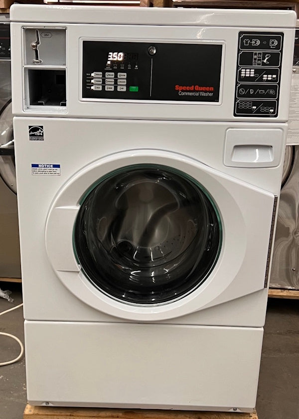 Speed Queen SFNNCASG116TW01 Front Load Washer 120V 60Hz Coin Op 2024 [Used]