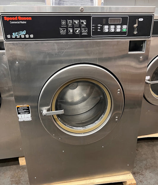 Speed Queen SC60 Front Load Washer 60Lb 208-240V 60Hz 3Ph Coin Op [Used]