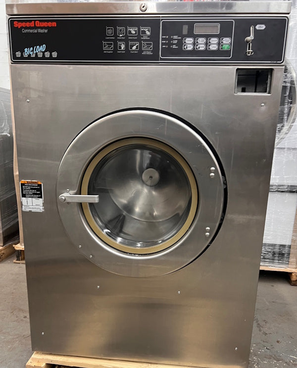Speed Queen SC60 Front Load Washer 60Lb 208-240V 60Hz 3Ph Coin Op [Used]