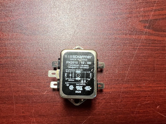 Schaffner FN2010-10-06 Filter EMI 0.1uf Cap. P/N 270319[Used]