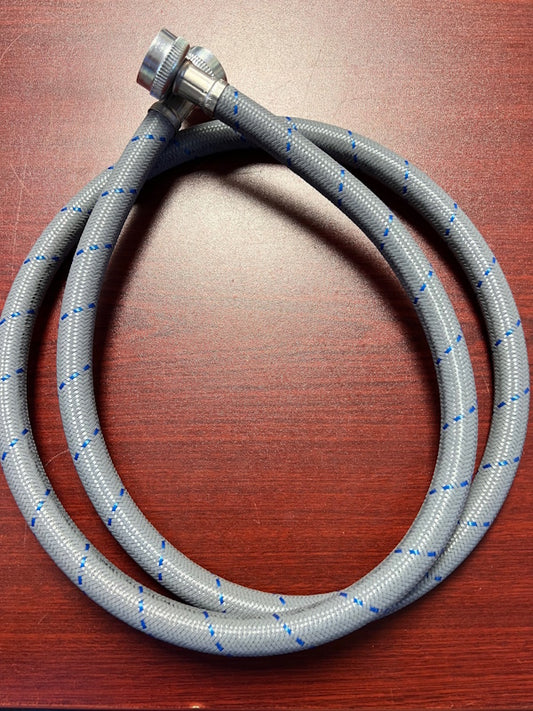 SQ Huebsch Hot & Cold SS Washing Machine Hoses 5FT for All Washers (2 Pack) [Open Box]