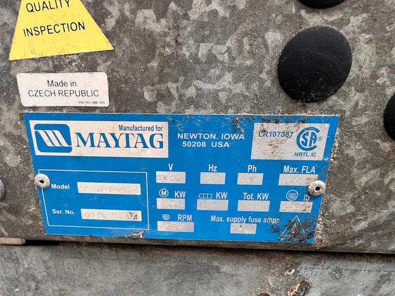 Maytag MFR18PDAVS Front Load Washer SS 18Lb 208-240V 60Hz 3Ph Coin Op [Used]