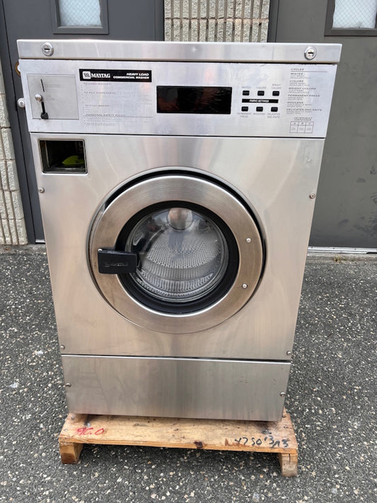 Maytag MFR18PDAVS Front Load Washer SS 18Lb 208-240V 60Hz 3Ph Coin Op [Used]